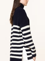 DRYKORN Oversized-Troyer JANELLE , Farbe: DUNKELBLAU/ ECRU (Bild 1)