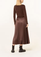 MARELLA Pleated skirt DOMINO, Color: DARK BROWN (Image 1)