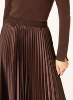 MARELLA Pleated skirt DOMINO, Color: DARK BROWN (Image 1)