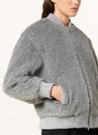 Max Mara Teddyfell-Blouson TERRY, Farbe: GRAU (Bild 1)