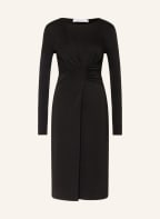 MaxMara LEISURE Jersey dress ERICA in wrap look, Color: BLACK (Image 1)