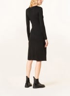 MaxMara LEISURE Jersey dress ERICA in wrap look, Color: BLACK (Image 1)