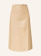 MaxMara LEISURE Rock FIUGGI in Lederoptik, Farbe: BEIGE (Bild 1)