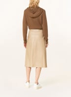 MaxMara LEISURE Rock FIUGGI in Lederoptik, Farbe: BEIGE (Bild 1)