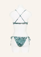 SEAFOLLY Bralette bikini top WILD AT HEART, Color: DARK GREEN/ LIGHT BLUE/ CREAM (Image 1)
