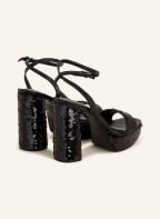 STEVE MADDEN Platform-sandals LESSA with sequins, Color: BLACK (Image 1)