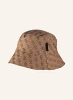 GUESS Reversible bucket hat, Color: BROWN/ ECRU (Image 1)