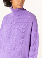 BOSS Rollkragenpullover FEXICA, Farbe: HELLLILA (Bild 1)