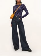 BOSS Sweater FARIDAY, Color: DARK PURPLE/ PURPLE (Image 1)