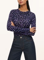 BOSS Sweater FARIDAY, Color: DARK PURPLE/ PURPLE (Image 1)