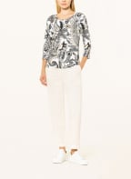efixelle Shirt mit 3/4-Arm , Farbe: WEISS/ SCHWARZ/ GRAU (Bild 1)