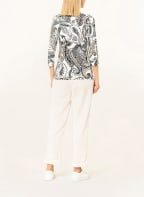 efixelle Shirt mit 3/4-Arm , Farbe: WEISS/ SCHWARZ/ GRAU (Bild 1)