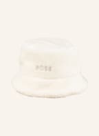 BOSS Bucket hat ZATEDDY in faux fur, Color: ECRU (Image 1)