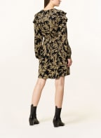 LOVJOI Kleid FRIEDI mit Volants, Farbe: SCHWARZ/ CAMEL (Bild 1)