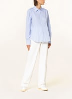 HUGO Shirt blouse THE ESSENTIAL, Color: LIGHT BLUE/ WHITE (Image 1)