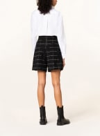 HUGO Tweed shorts HATISI, Color: BLACK/ WHITE (Image 1)