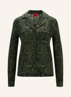 HUGO Blouse EULIN, Color: GREEN/ BLACK (Image 1)