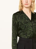 HUGO Blouse EULIN, Color: GREEN/ BLACK (Image 1)