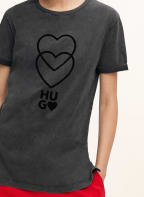 HUGO T-shirt DIBIUSA, Color: DARK GRAY (Image 1)