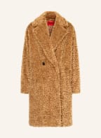 HUGO Teddyfell-Mantel MELENY, Farbe: COGNAC (Bild 1)