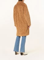 HUGO Teddyfell-Mantel MELENY, Farbe: COGNAC (Bild 1)