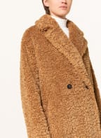 HUGO Teddyfell-Mantel MELENY, Farbe: COGNAC (Bild 1)