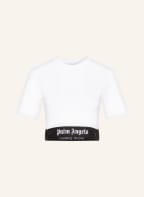 Palm Angels Cropped-Shirt, Farbe: WEISS (Bild 1)
