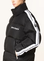 Palm Angels Down jacket, Color: BLACK/ WHITE (Image 1)