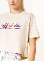 Off-White Cropped-Shirt, Farbe: CREME (Bild 1)
