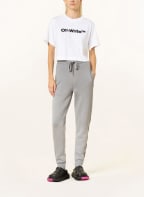Off-White Cropped-Shirt, Farbe: WEISS (Bild 1)