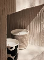 marimekko Scented candle SIIRTOLAPUUTAR, Color: WHITE/ BEIGE (Image 1)
