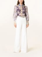 ZIMMERMANN Hemdbluse CELESTIAL SPLICED mit Leinen und Seide, Farbe: HELLLILA (Bild 1)