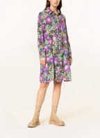 ANNA's Hemdblusenkleid, Farbe: KHAKI/ FUCHSIA/ LILA (Bild 1)