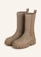 Blauer Chelsea-Boots ELSIE, Farbe: TAUPE (Bild 1)
