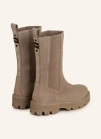Blauer Chelsea-Boots ELSIE, Farbe: TAUPE (Bild 1)