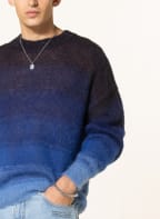 ISABEL MARANT Sweater DRUSSELLH with mohair, Color: DARK BLUE/ LIGHT BLUE (Image 1)
