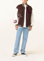 PREACH Oversized-Blouson im Materialmix , Farbe: BRAUN/ ECRU (Bild 1)