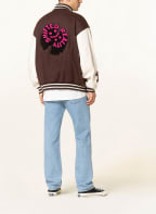 PREACH Oversized-Blouson im Materialmix , Farbe: BRAUN/ ECRU (Bild 1)