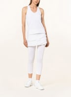 Lucky in Love Top with mesh, Color: WHITE (Image 1)