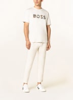 BOSS T-shirt TEETRURY, Color: CREAM/ BLACK/ ORANGE (Image 1)