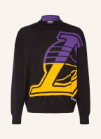 BOSS Pullover LAKERS, Farbe: SCHWARZ/ LILA/ DUNKELGELB (Bild 1)
