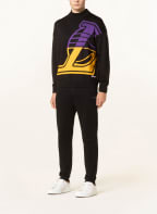 BOSS Pullover LAKERS, Farbe: SCHWARZ/ LILA/ DUNKELGELB (Bild 1)