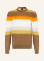 BOSS Pullover KULTICO, Farbe: KHAKI/ ORANGE/ WEISS (Bild 1)