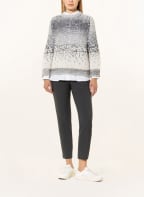 PESERICO Pullover mit Alpaka, Farbe: WEISS/ GRAU (Bild 1)