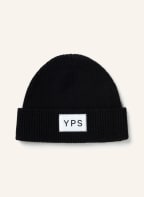 YOUNG POETS Beanie NOA, Color: BLACK/ WHITE (Image 1)