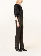 ISABEL MARANT Leather pants ADENIA, Color: BLACK (Image 1)