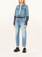 LOEWE Cropped-Jeansjacke, Farbe: 5400 BLUE DENIM (Bild 1)