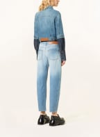 LOEWE Cropped-Jeansjacke, Farbe: 5400 BLUE DENIM (Bild 1)