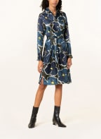 ROBERT FRIEDMAN Dress LEDA, Color: BLUE/ DARK GREEN/ WHITE (Image 1)
