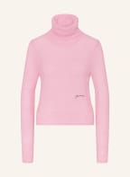 GANNI Rollkragenpullover mit Mohair, Farbe: ROSA (Bild 1)